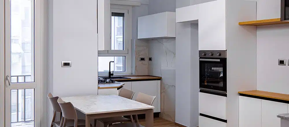 progetto cucina ristrutturazione completa a Torino